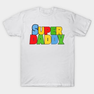 Super Daddy Bold Design T-Shirt